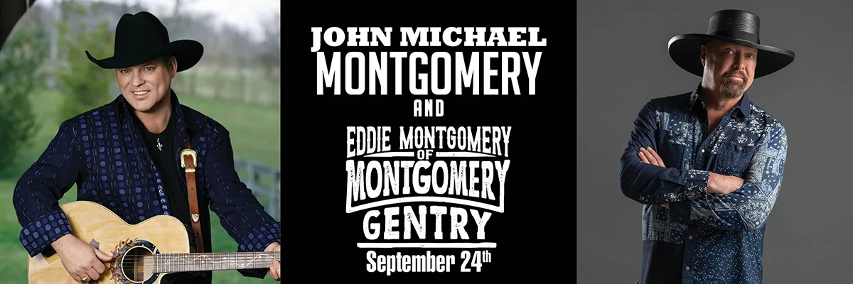 John Michael Montgomery & Eddie Montgomery of Montgomery-Gentry - April 27, 2024 - Shipshewana, IN