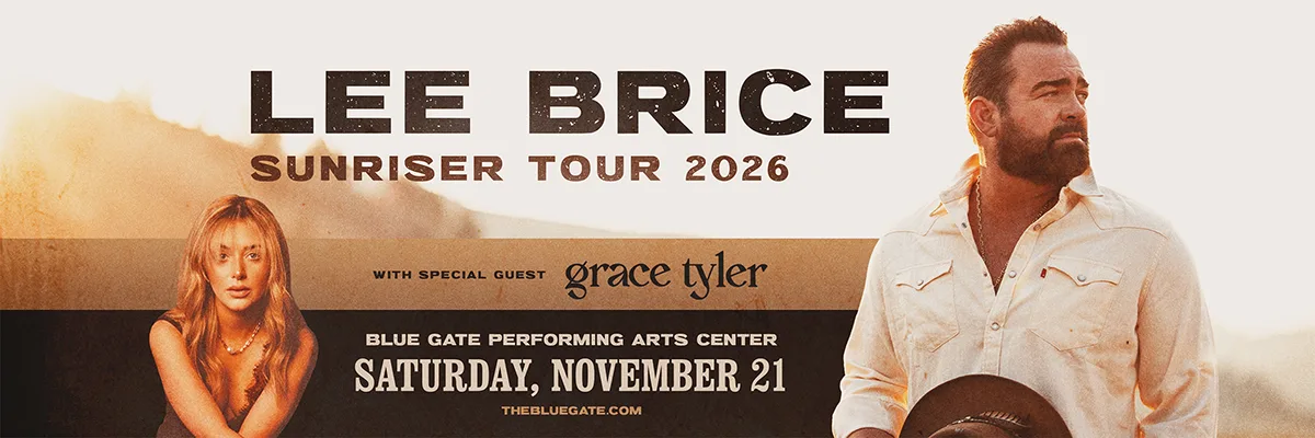 Lee Brice: Sunriser Tour (Full Band) - November 21, 2026 - Shipshewana, IN