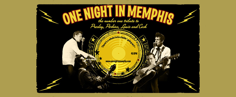 Photo of One Night in Memphis: The #1 Tribute to Presley, Perkins, Lewis & Cash for the Shipshewana Event